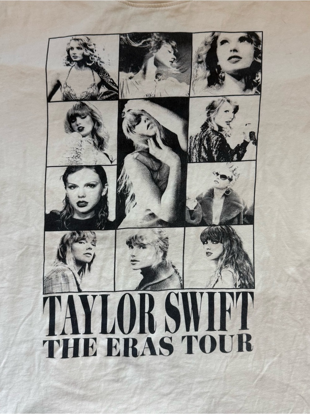 Taylor Swift The Eras Tour 2023-2024 T-Shirt Cream Size XL Swiftie Concert - Picture 2 of 7